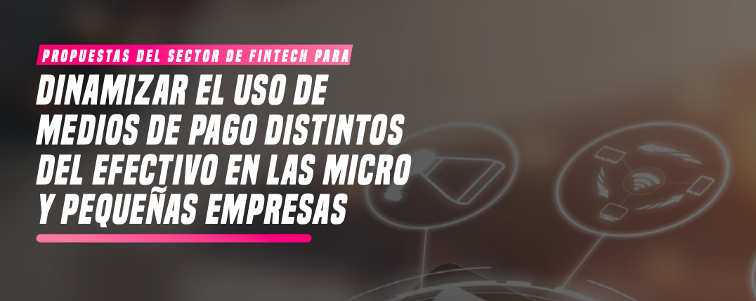 Propuestas del sector de fintech para dinamizar el uso de medios de pago distintos del efectivo en las micro y pequeñas empresas